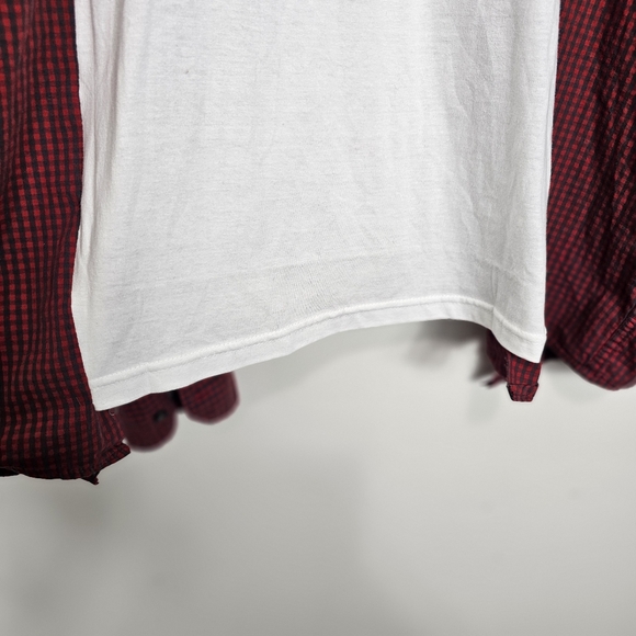 Budweiser Red Flannel Rework - Picture 2 of 6